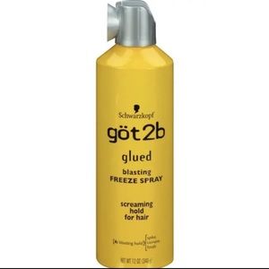 GOT2B GLUED BLASTING STYLING FREEZE SPRAY 12 OUNCE SPIKE CEMENT FINISH FOR HAIR
